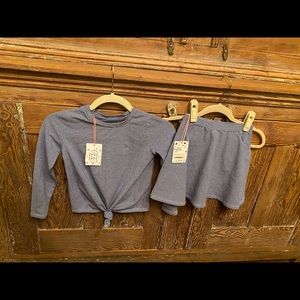 EGG Ariel skirt and top matching